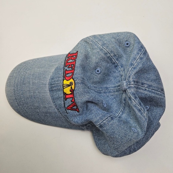 Denim RFD TV Embroidered Baseball Cap Adjustable Hat OS Blue‎ - Picture 3 of 6